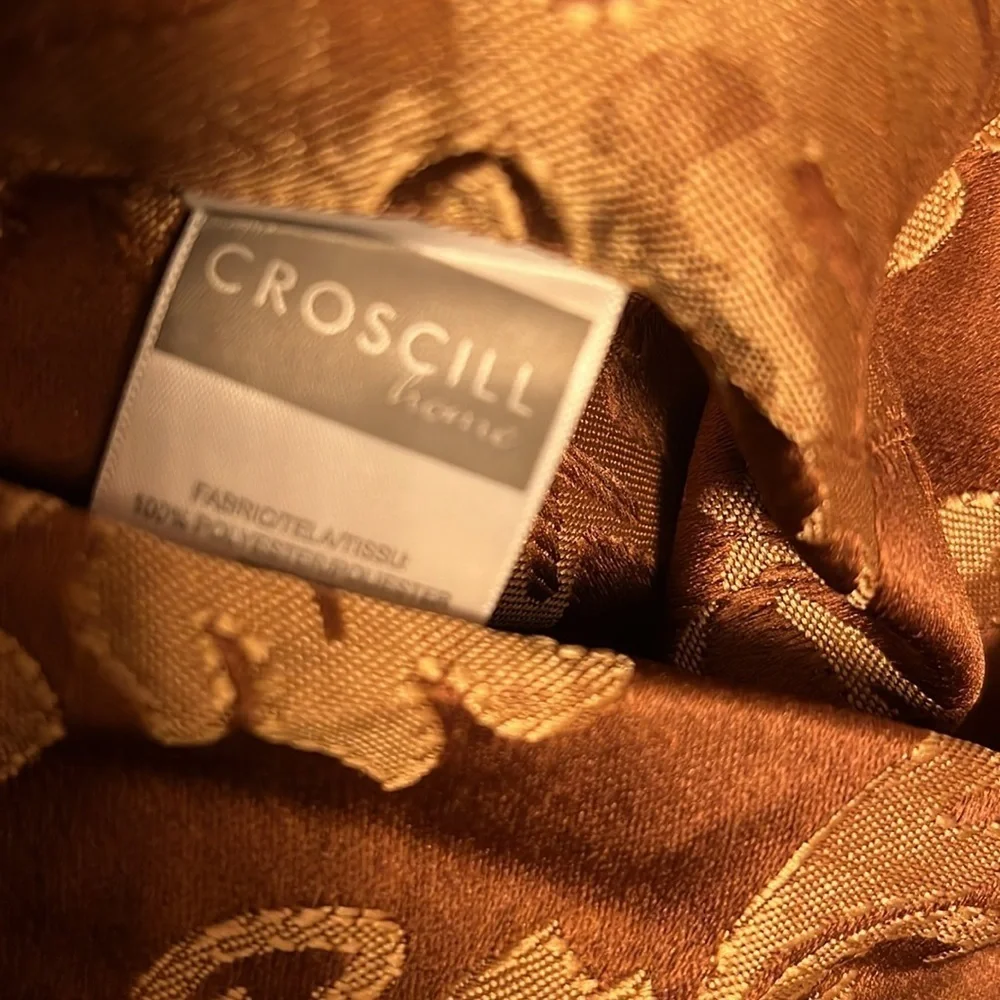 Croscill Home Curtains beautiful & rich! Color is rust & gold